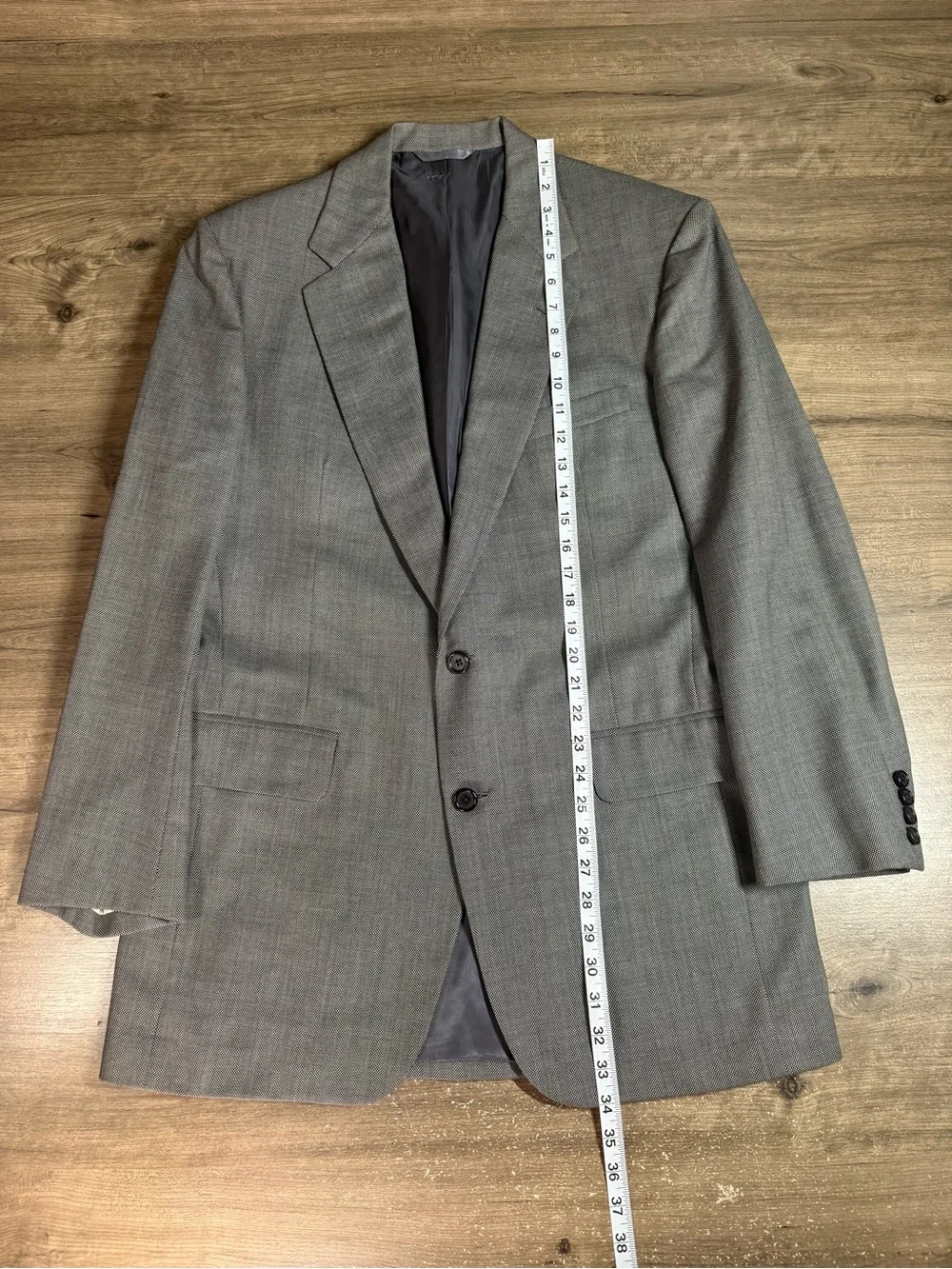 Joseph Scafidi Bespoke Blazer Mens Birdseye 80s Custom Blazer Cleveland 46/48L